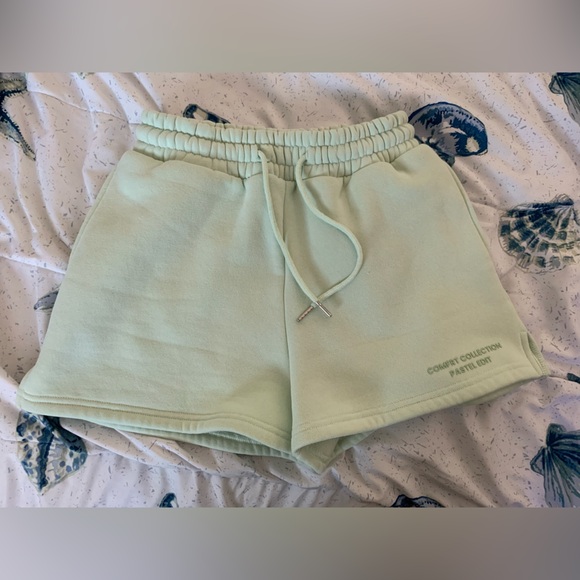 Comfy Connection Mint Green Athletic Shorts size Extra Small XS - Picture 2 of 7